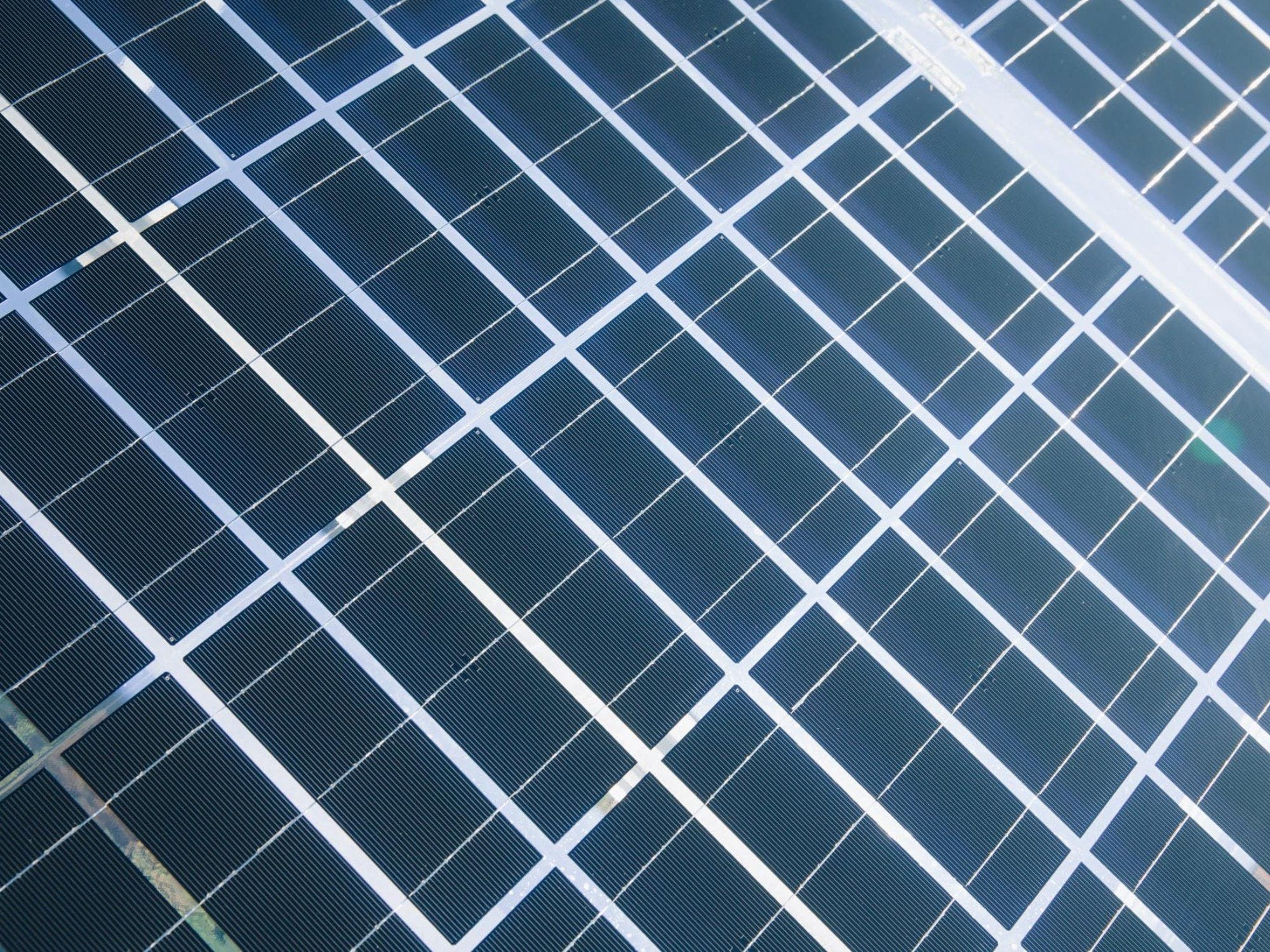 Photovoltaikmodul am Fraunhofer CSP