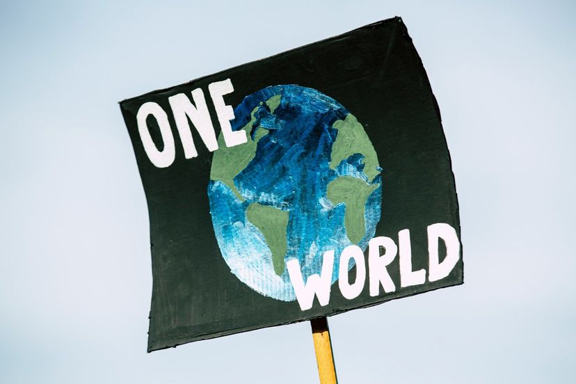 Plakat "One World"
