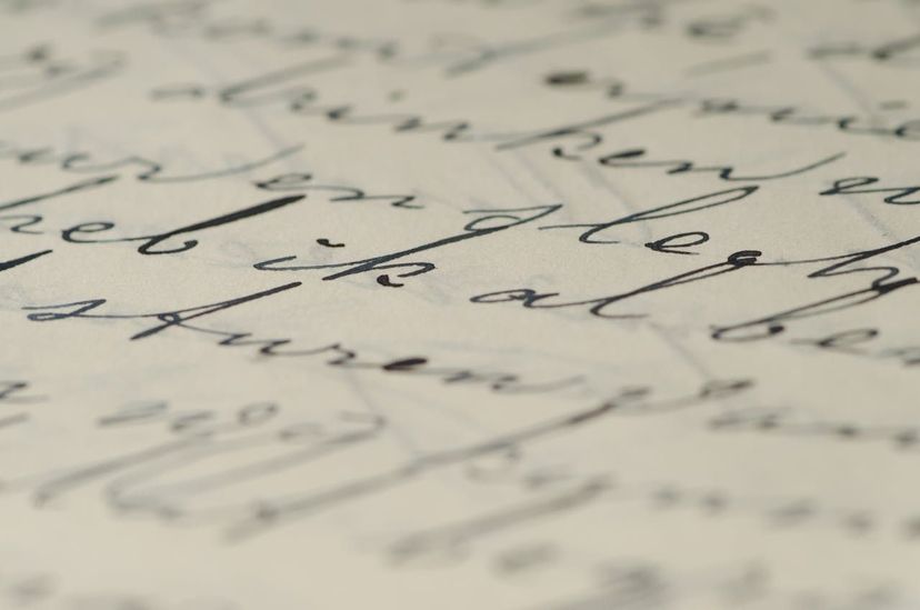 Tinte, Schrift