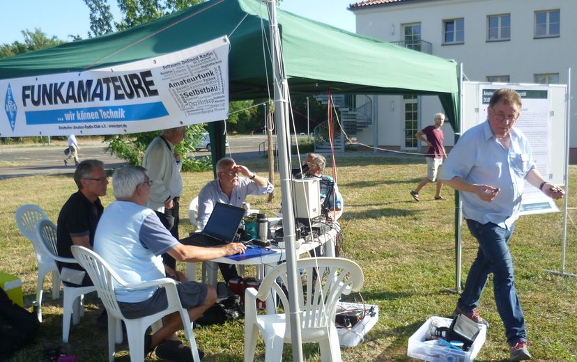 Funkamateur-Station der MLU