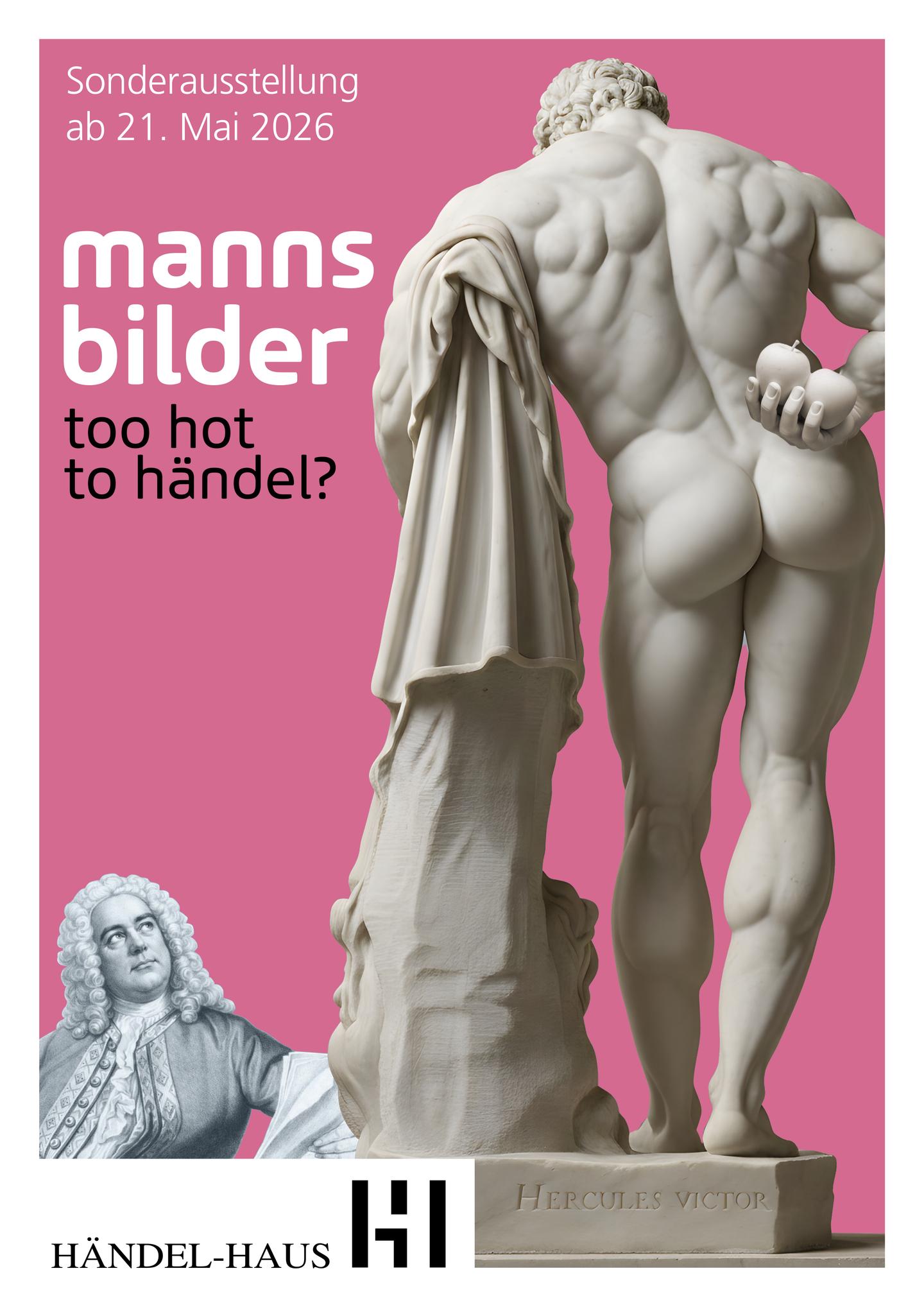 Ausstellungsplakat "Mannsbilder"