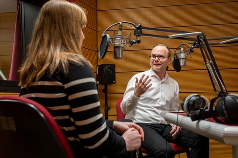 Podcastaufnahme Leopoldina