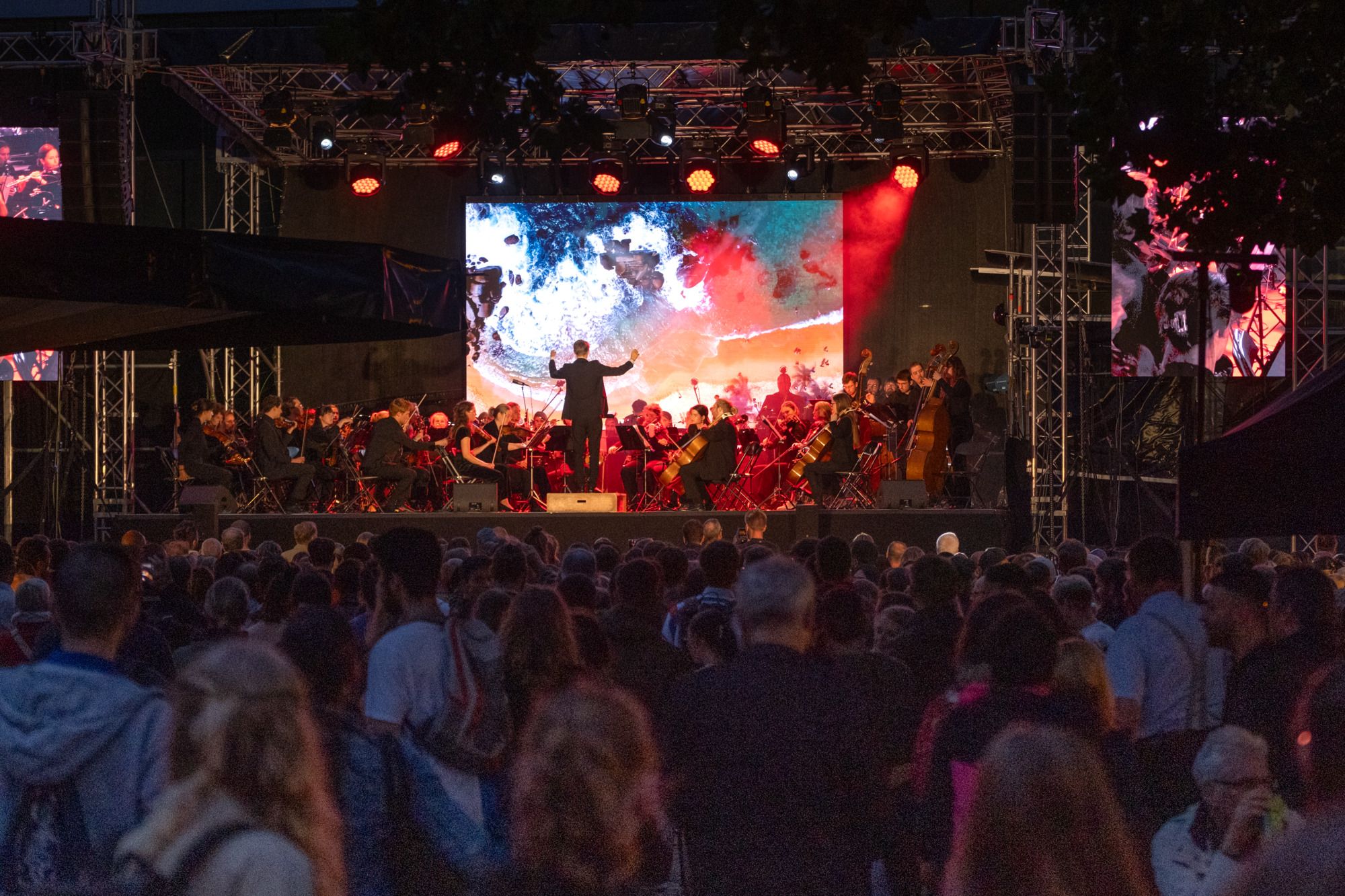 Akademisches Orchester auf der Bühne