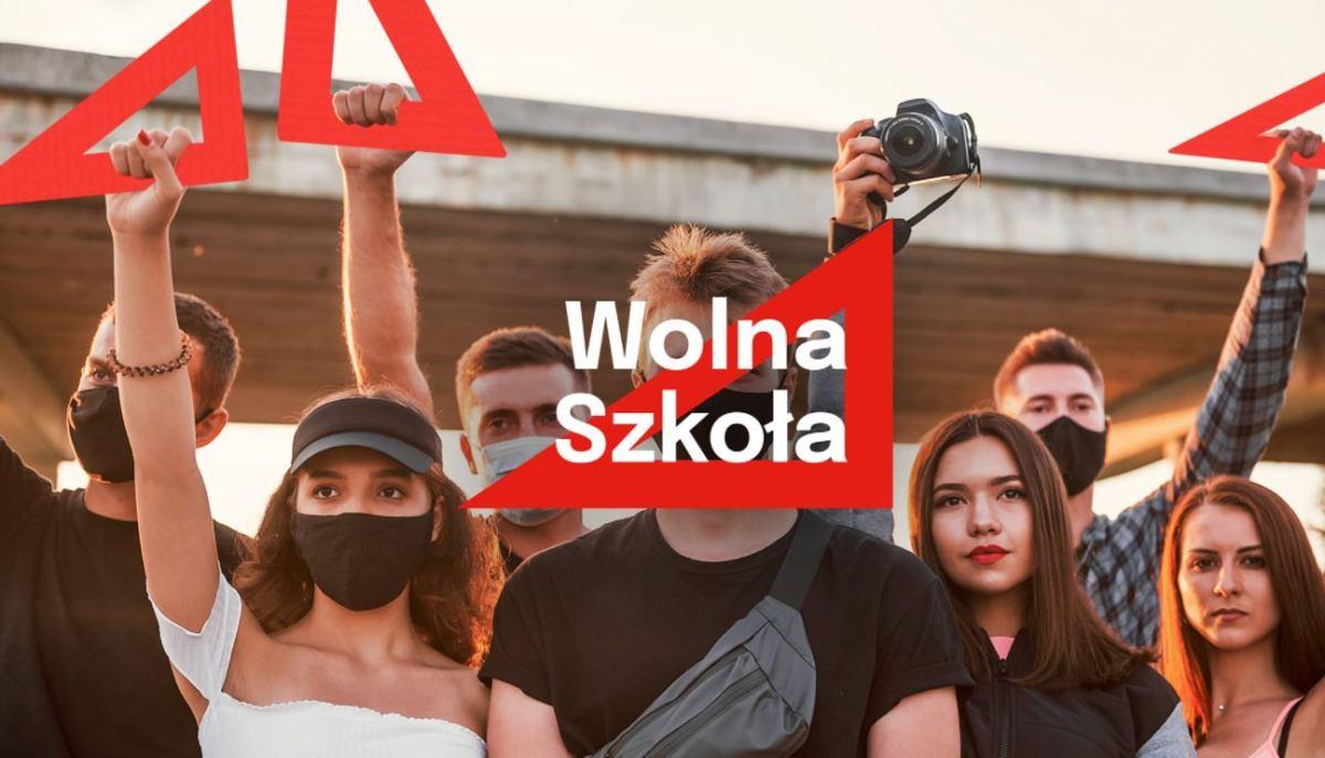 Logo der Aktion #wolnaszkoła