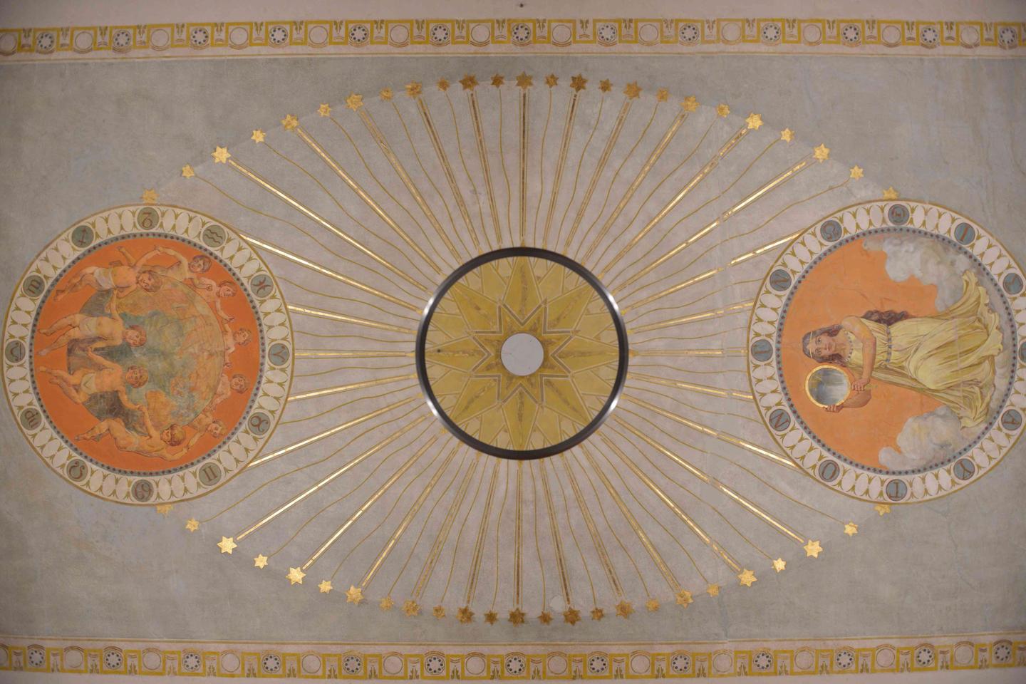 Ritualraum der Freimaurerloge „Zu den drei Degen“ im Hauptgebäude der Leopoldina